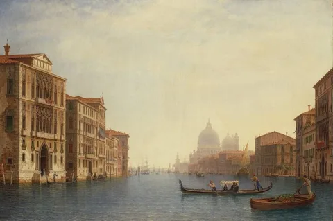 Carl Morgenstern, The Grand Canal in Venice