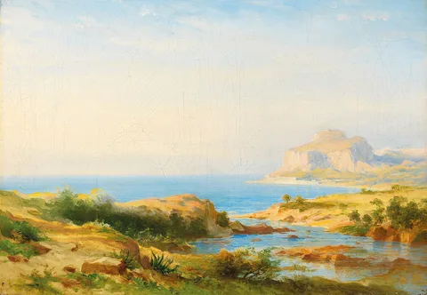 Carl Morgenstern, Seascape Cefalù, Sicily
