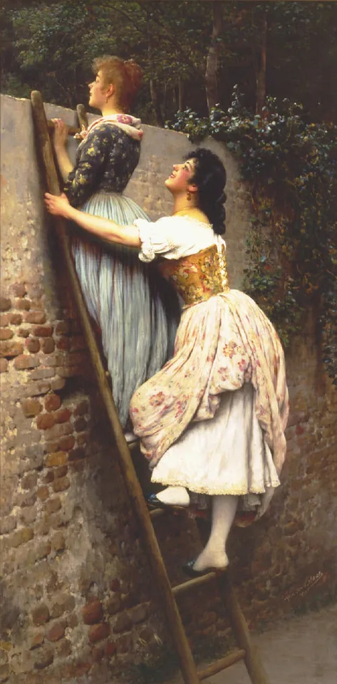 Eugen von Blaas, Curiosity