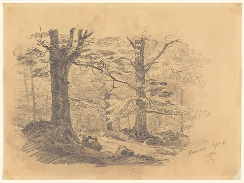 John Singer Sargent, Forest, Ramsau, Germany