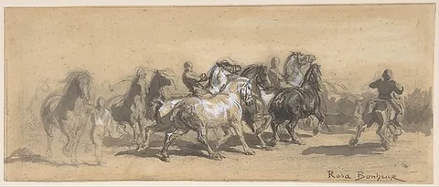 Rosa Bonheur, Study for "The Horse Fair"