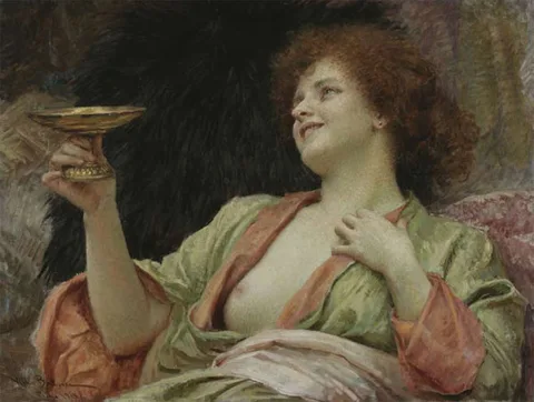 Vlaho Bukovac, The Toast