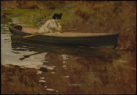 William Merritt Chase, Mrs. Chase in Prospect Park