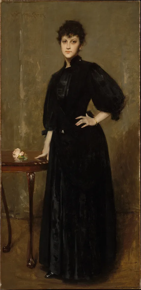 William Merritt Chase, Lady in Black