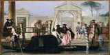 Giovanni Domenico Tiepolo, The Departure of the Gondola