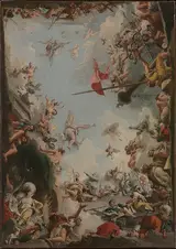 Giovanni Domenico Tiepolo, The Glorification of the Giustiniani Family