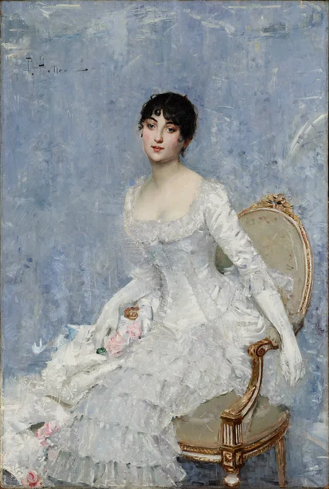 Paul César Helleu, Young Lady in White
