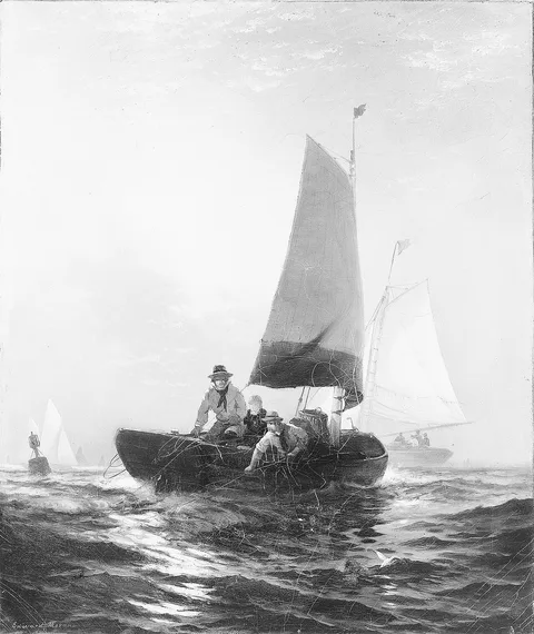 Edward Moran, Marine