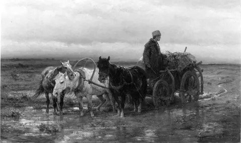 Adolf Schreyer, The Plains of Hungary