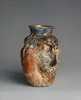 Martin Brothers, Jar with four birds