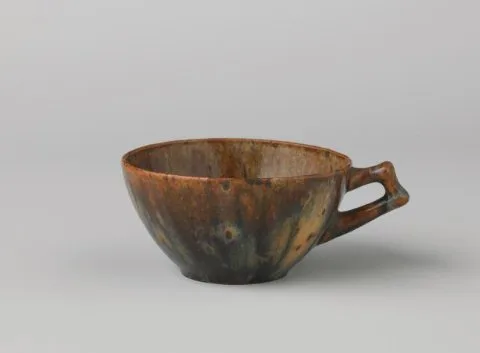 Pierre-Adrien Dalpayrat, Set of Two Cups and Saucers