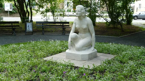 Otto Poertzel, Blumenpflückerin