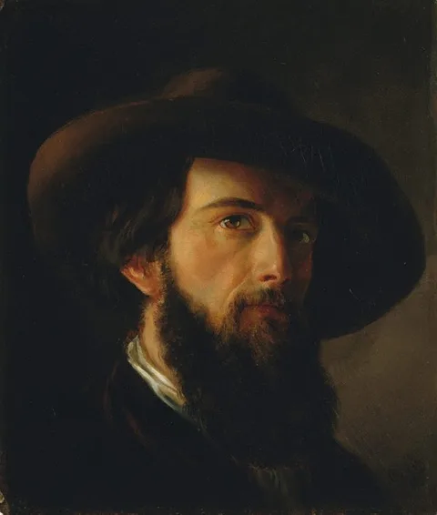 Nicholas Chevalier, Self portrait