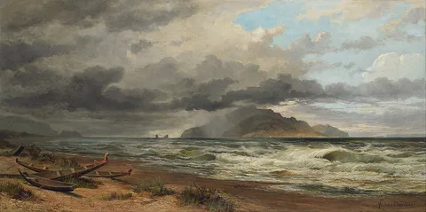 Nicholas Chevalier, Cook Strait, New Zealand