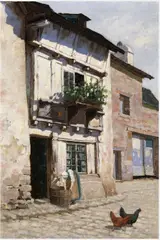 Joseph Malachy Kavanagh, Village Street in Normandy