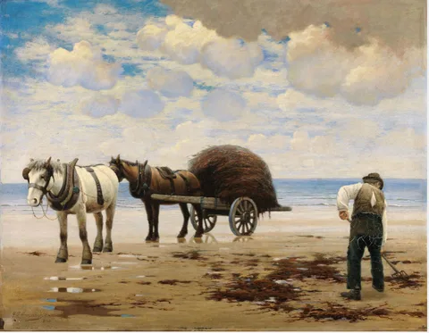 Joseph Malachy Kavanagh, Carting Seaweed on Sutton Sands
