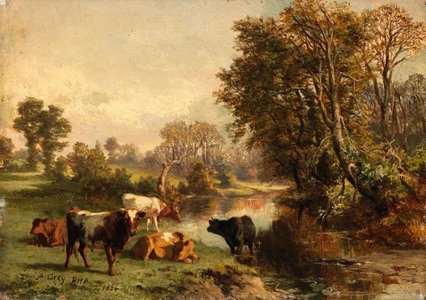 Alfred Grey, The River Bank