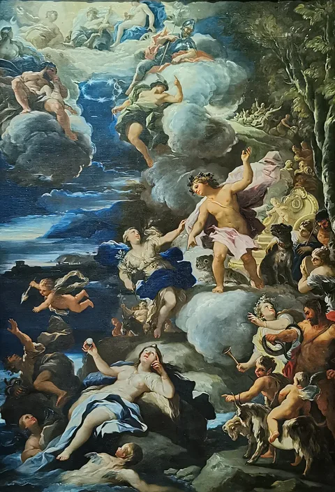 Luca Giordano, Bacchus and Ariadne
