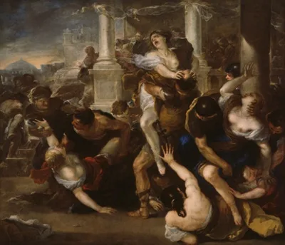 Luca Giordano, The Abduction of the Sabine Women