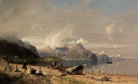 Anton Rasmussen, Norsk fjordlandskap
