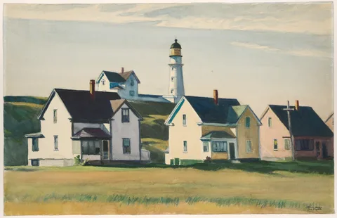 Edward Hopper, Lighthouse Village (also known as Cape Elizabeth)