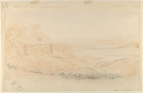 Edward Lear, Pentedatelo, Calabria, Italy