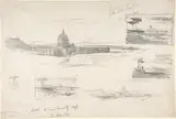 Edward Lear, View of St. Peter's, Rome