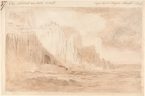 Edward Lear, Capo Sant'Angelo, Amalfi