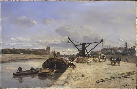 Johan Jongkind, View from the Quai d'Orsay