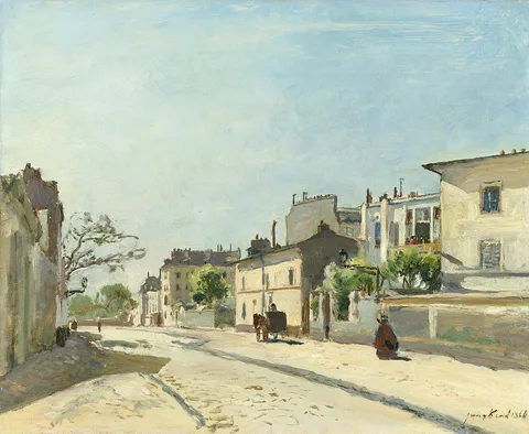 Johan Jongkind, Rue Nôtre-Dame, Paris