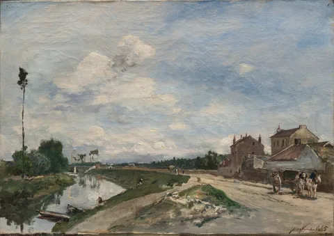 Johan Jongkind, The Seine at Bas-Meudon