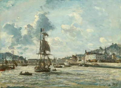 Johan Jongkind, Entrance to the Port of Honfleur