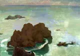 Władysław Ślewiński, Rocky island.