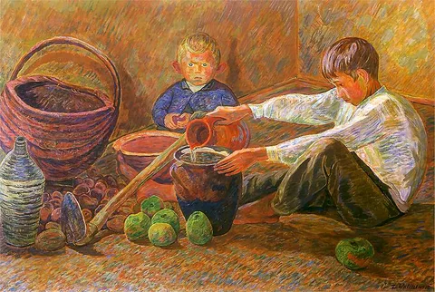Zygmunt Waliszewski, Boys and still life.