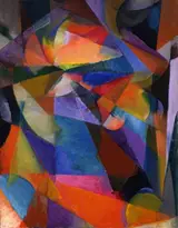 Stanton Macdonald-Wright, Synchromy, Blue-Green