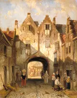 Charles Leickert, The Old Gate
