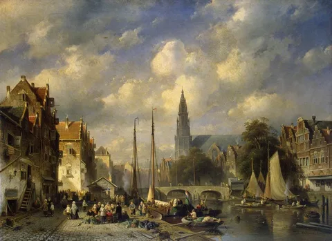 Charles Leickert, Urban Landscape
