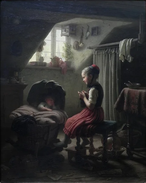 Johann Georg Meyer, Little Housewife