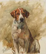 John Emms, Study of a Hound