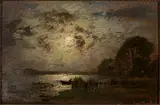Louis Douzette, Moonlit landscape