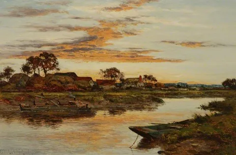 Benjamin Williams Leader, Evening on the Severn