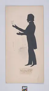 Auguste Edouart, Reverend Gorham D. Abbott
