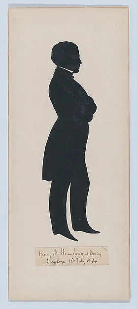 Auguste Edouart, Henry B. Humphrey of Boston