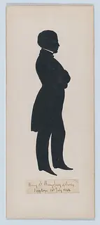 Auguste Edouart, Henry B. Humphrey of Boston