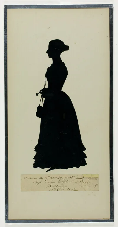 Auguste Edouart, Miss Cecilia Clifton