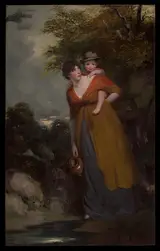 John Hoppner, Mrs. Richard Brinsley Sheridan (Hester Jane Ogle, 1775/76–1817) and Her Son (Charles Brinsley Sheridan, 1796–1843)