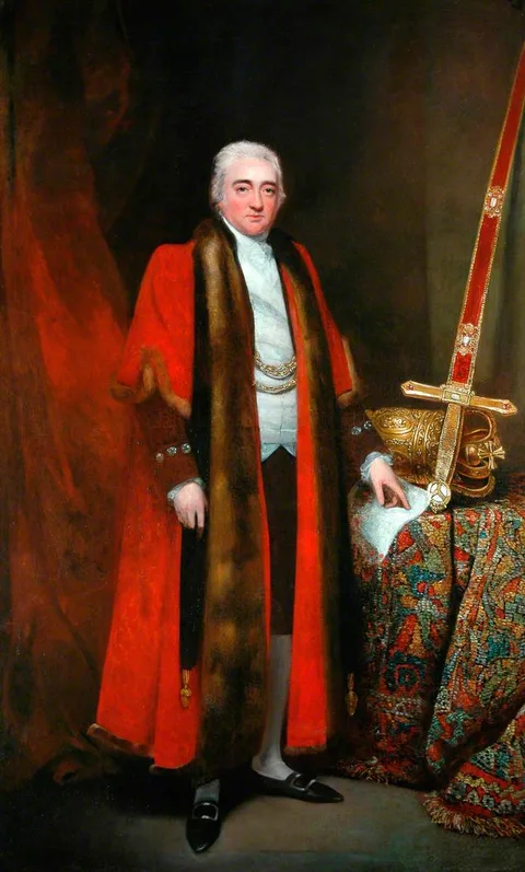 John Hoppner, Sir William Mordaunt Milner, 3rd Bt, When Lord Mayor of York in 1798