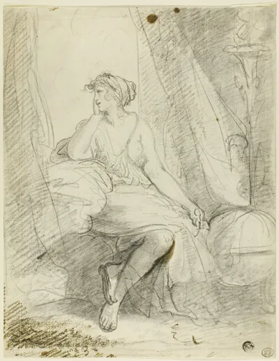 John Hoppner, Seated Woman