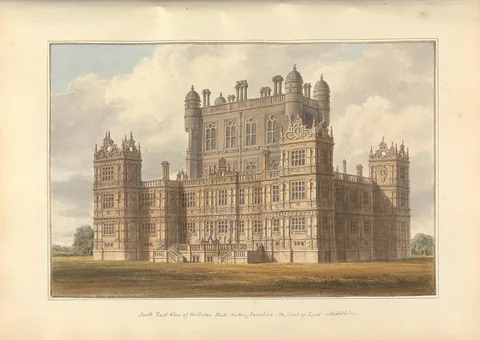 George Stubbs, South East View of Wollaton Hall. Nottinghamshire; the Seat of Lord Middleton