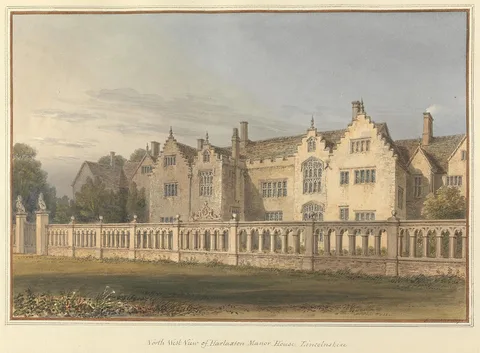 George Stubbs, North West View of Harlaxton Manor House, Lincolnshire
